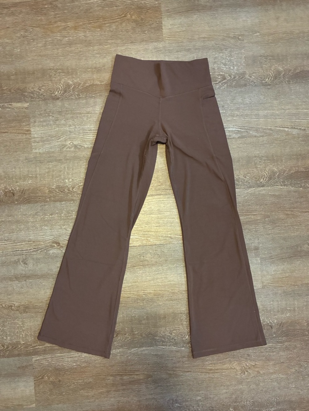 Brown Flare Yoga Pants